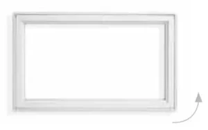 Awning style windows are hinged at the top, allowing them to open outward from the bottom.